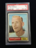 PSA Graded 1961 Topps Wynn Hawkins Indians Baseball Card