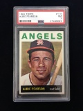 PSA Graded 1964 Topps Albie Pearson Angels Baseball Card - Near Mint 7