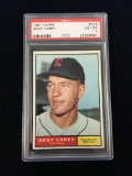 PSA Graded 1961 Topps Andy Carey Athletics Baseball Card