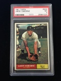 PSA Graded 1961 Topps Larry Osborne Tigers Baseball Card