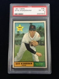 PSA Graded 1961 Topps Dave Wickersham Athletics Baseball Card