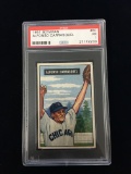 PSA Graded 1951 Bowman Alfonso Carrasquel White Sox Baseball Card