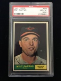PSA Graded 1961 Topps Milt Pappas Orioles Baseball Card