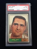 PSA Graded 1961 Topps Joe Jay Reds Baseball Card