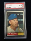 PSA Graded 1961 Topps Jim Marshall Giants Baseball Card