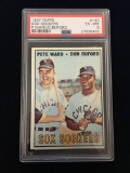 PSA Graded 1967 Topps Sox Sockers Pete Ward & Don Buford Baseball Card