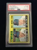 PSA Graded 1967 Topps Twins Rookie Stars Ron Clark & Jim Ollom Baseball Card