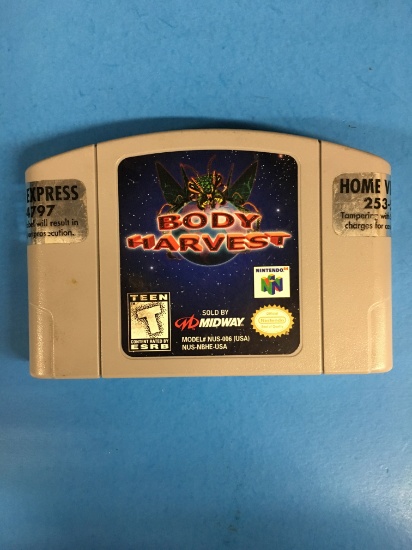 N64 Nintendo 64 Body Harvest Video Game Cartridge