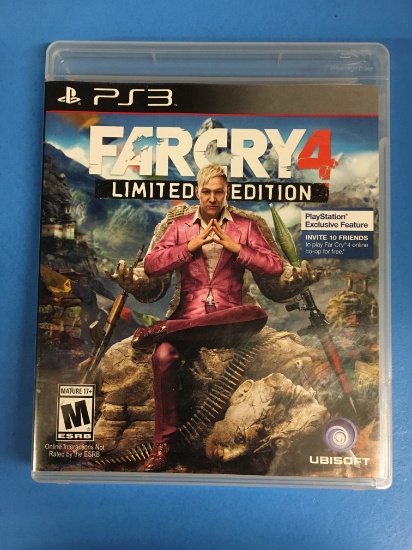 PS3 Playstation 3 Farcry 4 Video Game