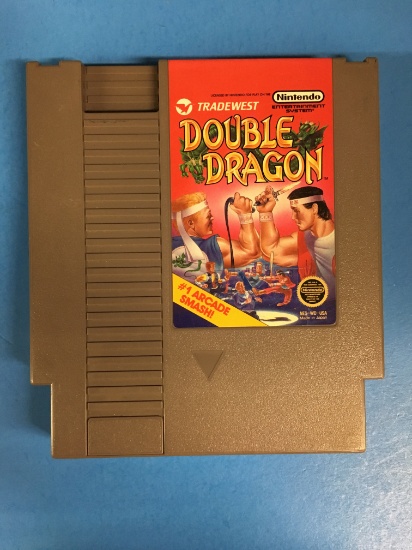 NES Nintendo Double Dragon Video Game Cartridge