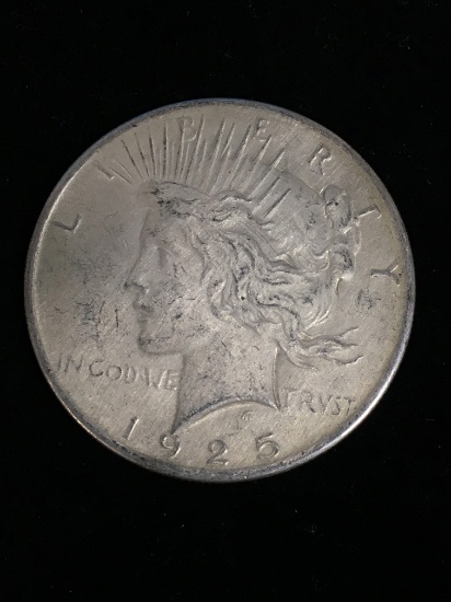 1925 United States Peace Silver Dollar - 90% Silver Coin