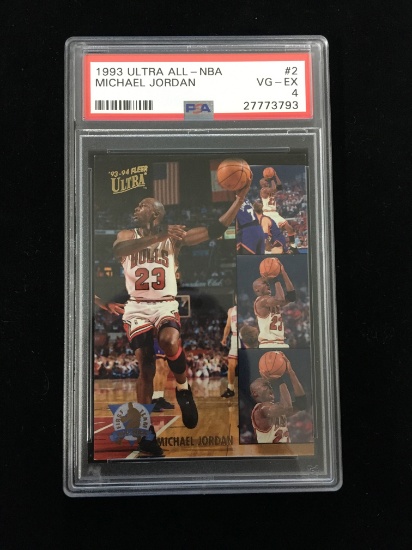 PSA Graded 1993 Ultra All-NBA Michael Jordan Insert Bulls Basketball Card