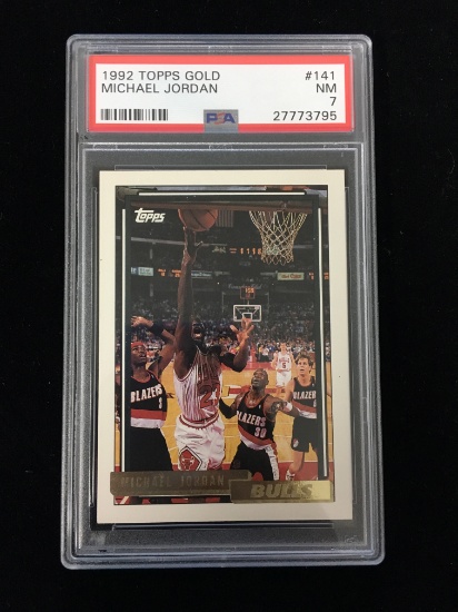 PSA Graded 1992-93 Topps Gold Michael Jordan Basketball Card