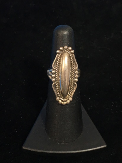Bell Trading Company Sterling Silver Concho Ring - Size 5.25