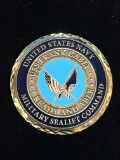 USS Frank Cable AS-40 Military Sealift Command US Navy Military Challenge Coin - RARE