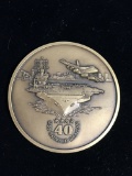 USS Ronald Reagan CVN-75 United States Navy Military Challenge Coin - RARE