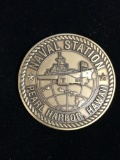 United States Navy Naval Station Pearl Harbor Hawaii Challenge Coin - RARE