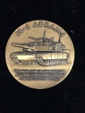 United States Army M-1 Abrams Tank Military Challenge Coin