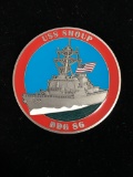 USS Shoup DDG 86 United States Navy Military Challenge Coin - RARE