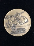United States Coast Guard HH-65 Dolphin Helicopter Military Challenge Coin - RARE