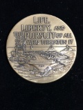 United States Navy Life Liberty and the Pursuit of all Who Threaten It Challenge Coin