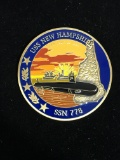 USS New Hampshire SSN 778 United States Navy Military Challenge Coin - RARE
