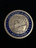 USS Rodney M Davis FFG 60 Boldrunner Navy Military Challenge Coin - RARE