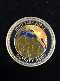 Joint Task Force Odyssey Dawn KDAFFY-DUCK Military Challenge Coin - VERY RARE