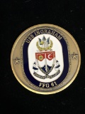 USS Ingraham FFG-61 United States Navy Military Challenge Coin - RARE