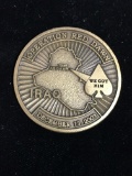 Operation Red Dawn Iraq 4th Infantry Division Raider Brigade Challenge Coin - VERY RARE