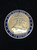 USS Kidd DDG-100 United States Navy Military Challenge Coin - RARE