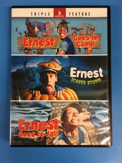 Triple Feature - Ernest Goes to Camp, Scared Stupid & Goes To Jail DVD