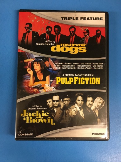 Triple Feature - Reservoir Dogs, Pulp Fiction & Jackie Brown DVD
