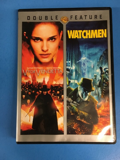 Double Feature - V For Vendetta & Watchmen DVD