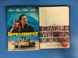 2 Movie Lot - JOHN CUSACK - Cradle Will Rock & Love & Mercy DVD