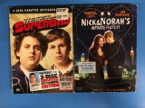 2 Movie Lot - MICHAEL CERA - Superbad & Nick and Norah's Infinite Playlist DVD