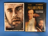 2 Movie Lot - TOM HANKS - Cast Away & Philadelphia DVD