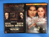 2 Movie Lot - DUSTIN HOFFMAN - Papillon & Finding Neverland DVD