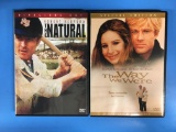 2 Movie Lot - ROBERT REDFORD - The Natural & The Way We Were DVD