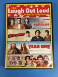Laugh Out Loud 4 Movie Collection - Pineapple Express, Superbad, Year One, Year In Revolt DVD