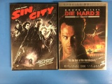 2 Movie Lot - BRUCE WILLIS - Die Hard 2 Die Harder & Sin City DVD