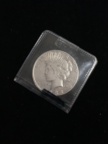 1923-S United States Peace Silver Dollar - 90% Silver Coin