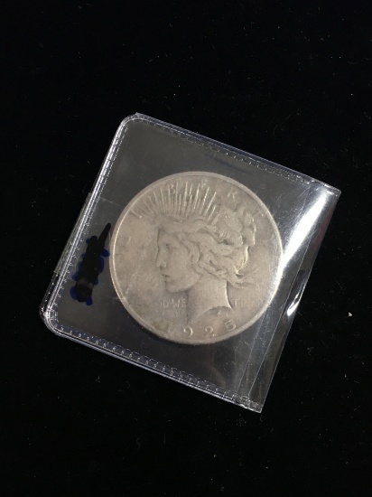 1925-S United States Peace Silver Dollar - 90% Silver Coin