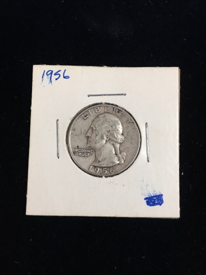 1956 United States Washington Quarter - 90% Silver Coin