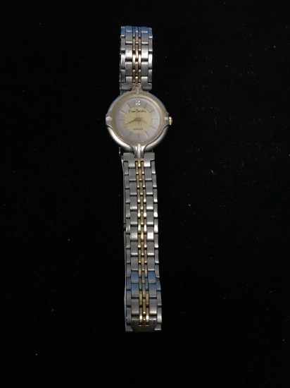 Pierre Cardin Women's Gold and Silver Tone Watch with Flexible Band