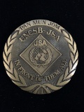 UNCSB-JSA Pan Mun Jom Brass Belt Buckle - Rare Military Award