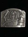 Vintage Bergamot Brass Works 1986 Halley's Comet Commeorative Belt Buckle