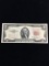 1953-A United States $2 Red Seal Currency Bill Note