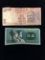 2 Count Lot of Vintage Foreign Currency Bill Notes