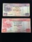 2 Count Lot of Vintage Foreign Currency Bill Notes